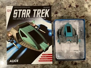 Alice Shuttlecraft Eaglemoss Star Trek Voyager Issue #125 + Magazine - Picture 1 of 4