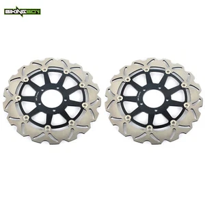 Pair Front Brake Rotors Discs for DUCATI 749 R S 848 EVO 999 Monster 1100 S - Picture 1 of 8