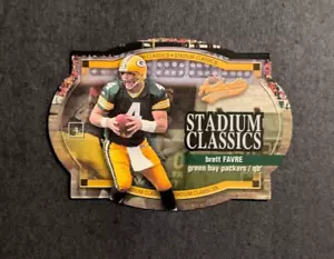2003 Fleer Authentics BRETT FAVRE #5SC "Stadium Classics" Die-cut HOF QB - Picture 1 of 3