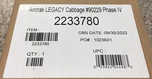 LIONEL 2233780 AMTRAK LEGACY REPOLLO #90229 FASE IV MANIQUÍ DIÉSEL - ¡HAZ OFERTAS! - Imagen 1 de 1