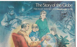 1974 Booklet/Brochure ~ THE STORY OF THE GLOBE, How To Use Your Replogle Globe