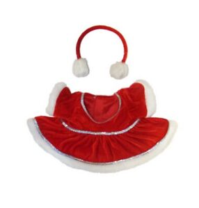 Robe Teddy Mountain 8 pouces rouge hiver Wonderland