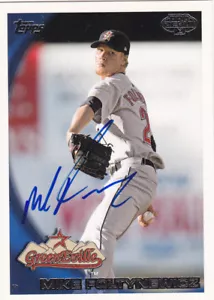 MIKE FOLTYNEWICZ GREENVILLE ASTROS SIGNED CARD RANGERS ATLANTA BRAVES HOUSTON - Picture 1 of 1
