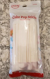 100 Bastoncini Cake Pop ~ 6 Pollici ~ Carta Resistente per Alimenti Alta Qualità, Nuovi - Foto 1 di 4