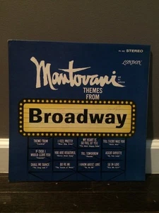 Mantovani And His Orchestra – Themes From Broadway 1961 LP, London Records - Imagen 1 de 6