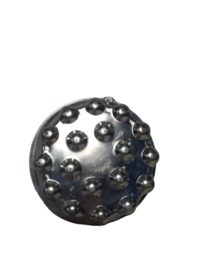 Sartén para ensaladas molde de gelatina vintage, 4 tazas redondas con puntos alambre colgante de metal 7" Foto 1 de 4