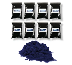 Fibras flocadas 1 mm - azul marino - a granel 8 metros cuadrados - Imagen 1 de 2
