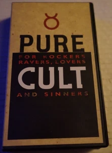Pure Cult For Rockers Ravers Lovers and Sinners VHS Video Tape Near Mint- Htf - Picture 1 of 6