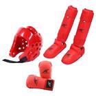 Karate Sparring Gear Set Boxing Helmet Gloves for Sanda Karate Martial Arts
