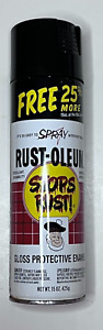 Gloss Protective Enamel Spray Paint #295387 Rust Oleum Gloss Black 15 oz New