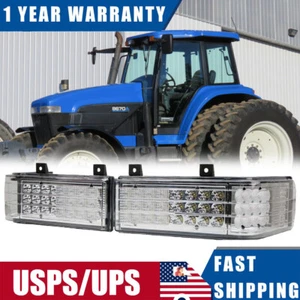 For New Holland Tractor 8670, 8770, 8870 LH & RH Front Wraparound HeadLight - Picture 1 of 4