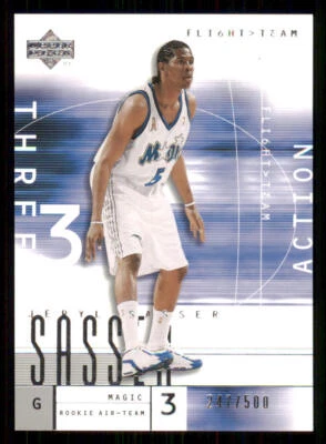 2001-02 Upper Deck Flight Team #96A Jeryl Sasser RC /500 - Image 1 of 2