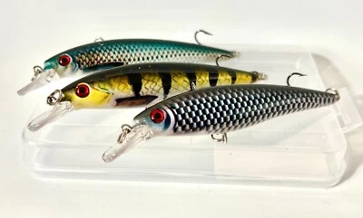 Wobbler Set Hecht  & Zander Barsch Angelset Kunstköder Rasselwobbler schwimmend - Bild 1 von 4