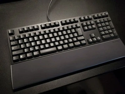 Topre Realforce R3SA12 Black Electrostatic Capacitive Keyboard with Wrist Rest - Image 1 of 4