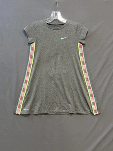 Nike Dress Girls 6X Large Dri-Fit Athletic Rainbow Stripe Youth 6-7 Years - Picture 1 of 8