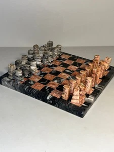 Marble Chess Set Complete - Picture 1 of 10