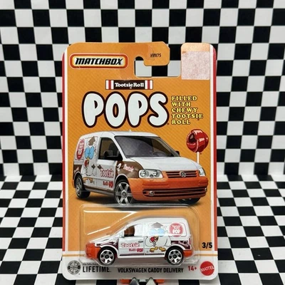 🍭 2026 Matchbox Candy Series VW Caddy Entrega Tootsie Pops - Piezas móviles Foto 1 de 4