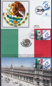 ISRAEL 2010 #10062.5 SPECIAL CANCEL COVER 200th ANN INDEPENDENCE of MEXICO - Picture 1 of 1