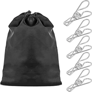 Paquete de 30/40 pasadores de ropa de alta resistencia para exteriores de acero inoxidable pinzas para ropa de metal - Imagen 1 de 13