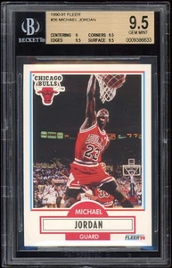 1990-91 Fleer Michael Jordan #26 Bulls Gem Mint BGS 9.5 - Bild 1 von 2
