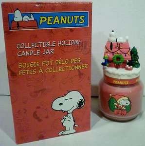 Avon 2004 Peanuts Snoopy Collectible Holiday Candle Jar - Picture 1 of 12