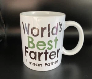 Mejor Farter del Mundo... Me refiero Padre Novedad Taza Idea de Regalo Nuevo Día del Padre Navidad - Imagen 1 de 4