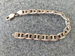 STERLINGSILBER 8 ZOLL ANKER MARINER ARMBAND • 27,4 G  - Bild 1 von 3