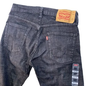 Levis Jeans schwarz Herren 30x34 501 XX Button Fly Denim Cowboy Grunge Rodeo Stretch - Bild 1 von 13