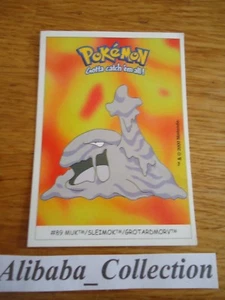 POKEMON dunkin boomer trading card sticker 2000 Carte # 89 MUK GROTARDMORV - Picture 1 of 1