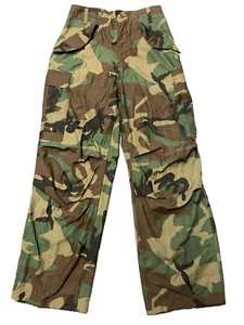 USGI Army Vintage M65 Field Pants Woodland Camo - 8415-01-099-7853 XS REG NEW - Picture 1 of 7