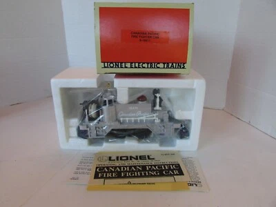 Lionel 6-6-18411 Canadian Pacific Fire Fighter Car Motorized Unit O Scale- H1W - Image 1 of 2