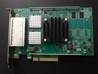 Chelsio T540-BT 4-port 10Gb PCIe Copper - Image 1 of 2