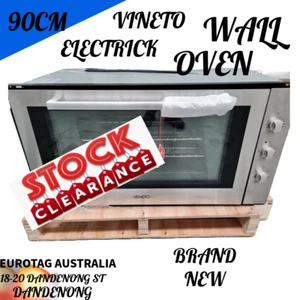 VINETO VO90S 110lt Electric Wall Oven 90cm Multifunction Oven BRAND NEW Sale - Picture 1 of 8