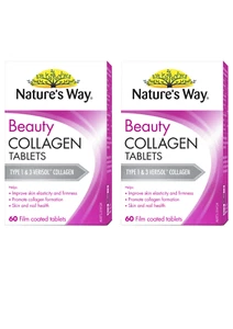 2 x Nature's Way Beauty Collagen 60 Tablets - Picture 1 of 4