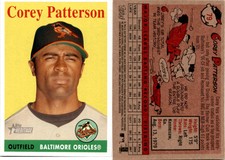 Corey Patterson 2007 Topps Heritage Baseball Card 79  Baltimore Orioles