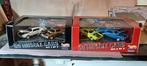 Hot Wheels Collectibles 1969 Muscle Car Set 1 & 2 MIB mit Hüllen 1:64 Diecast - Bild 1 von 3