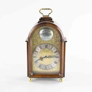 Wuba - Reloj Tempus Fugit / Reloj de mesa / Reloj de chimenea - Cuarzo - Latón / Madera - Imagen 1 de 4