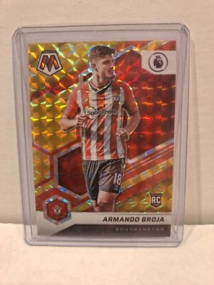 2021-22 Panini Mosaic Armando Broja Premier Choice Red & Gold Przim RC /88 - Image 1 of 2