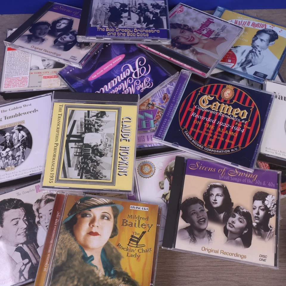 Lot of 20 Jazz Blues Swing CDs Coltrane Brubeck Glenn Miller Ella Armstrong Foto 1 de 1