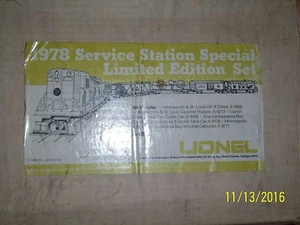 LIONEL 6-1868 1978 ESTACIÓN DE SERVICIO ESPECIAL EDICIÓN LIMITADA SET - Imagen 1 de 9