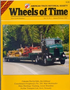 WHEELS OF TIME JAN/FEB 2002 PIN-UP GIRLS, MARY HITCHENS TRUCKING, FREIGHWAYS 292 - Bild 1 von 2