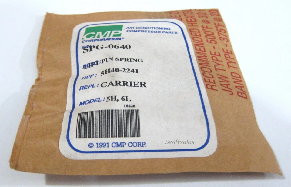 CMP SPG-0640 - Lift Pin Spring 12-Pack - OEM 5H40-2241 For 5H/6L Carrier