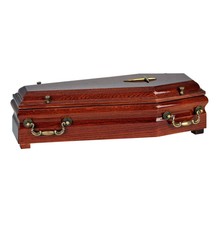 BEAUTIFUL WOOD CASKET CREMATION ASHES ADULT URN&INFANT CASKET,ADULT FUNERAL URN