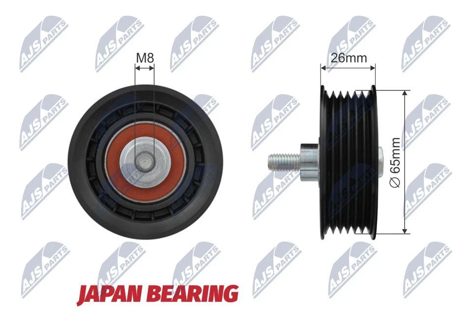 NTY RULLO TENDITORE CINGHIA POLY-V CITROEN JUMPER, FIAT DUCATO, FORD TOURNEO CUS - Imagen 1 de 1