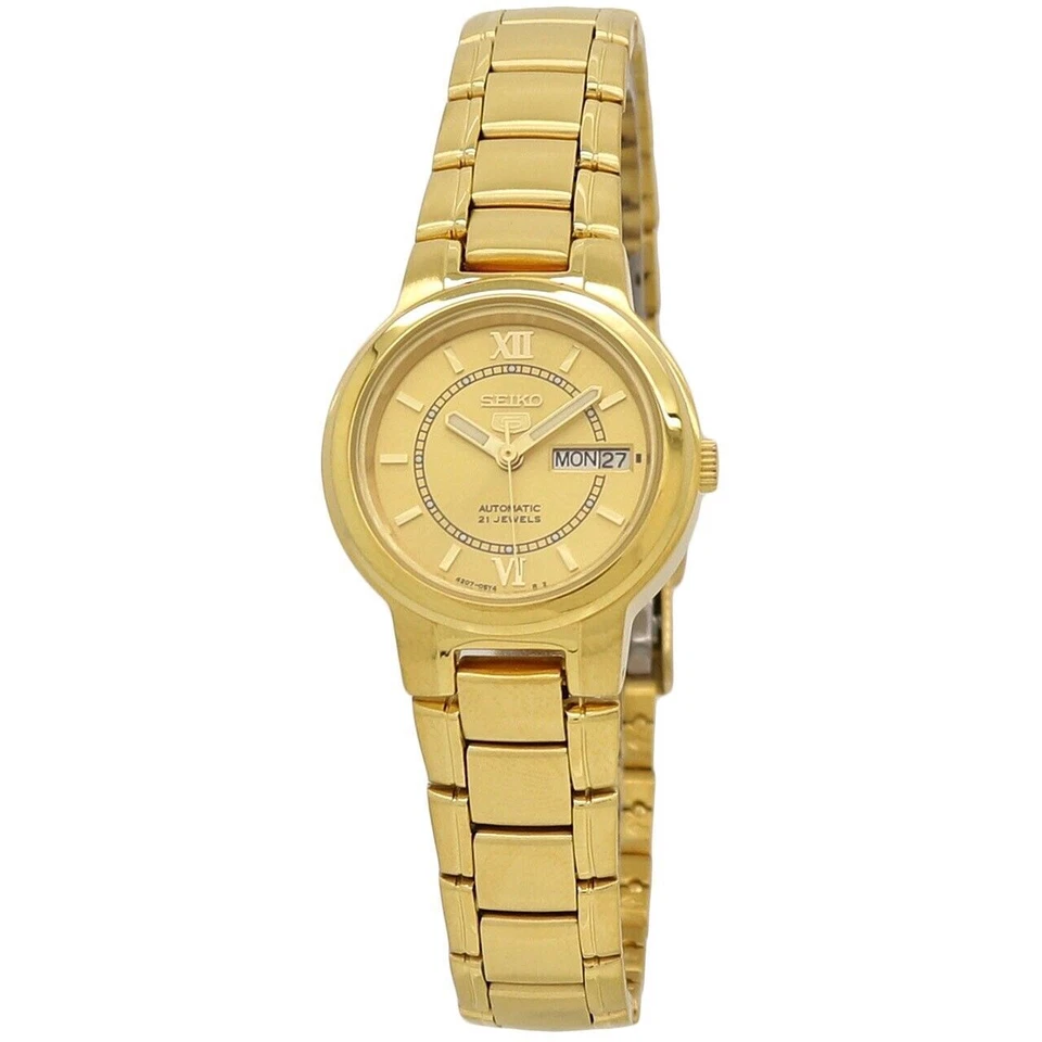 Seiko 5 Sports Gold Women's Watch - SYME58