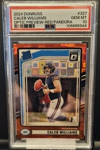 Donruss Optic Preview 2024 rojo Pandora Caleb Williams PSA 10 GEM MT - Imagen 1 de 2