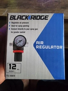 Black Ridge Air Regulator. Connects To Spray Gun. 12 Month Warranty. Brand New - Picture 1 of 2