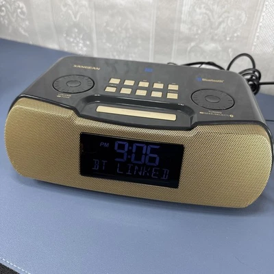 Sangean RCR-20 AM/FM Reloj Despertador Radio Memoria Bluetooth Probado Funciona Muy bien Foto 1 de 4