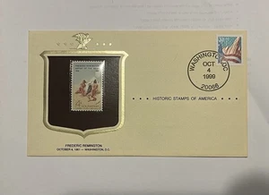 FREDERIC REMINGTON Oct 4,1999 Historic Stamps of America 4c Stamp Issue - Picture 1 of 2