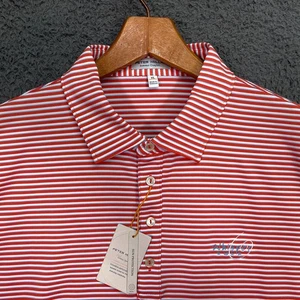 Peter Millar Men’s Crown Sport Summer Comfort Polo XL Whisper Rock Striped NWT - Picture 1 of 18